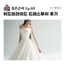 5739 | [Wedding] 69. 드레스투어 후기 | 위드브라이드 드레스 종류, 착용