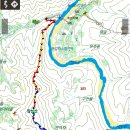 한강 영월 주왕 가래분맥 2구간 문산나루터~장성산~가두묵산~잣봉~어라연전망대~551봉~마차재~거운나루터 이미지