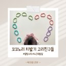 이파리 | 열탕소독 가능한 꼬꼬노리 치발기 고리친구들 이파리 스트랩 실사용 후기