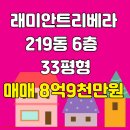 구성래미안2차 사거리(임박사공인중개사 사무소 앞) | 미아뉴타운 삼성래미안트리베라 33평형(84㎡) 매매 생활편리한 로얄동