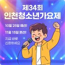 인천광역시청소년수련관 공연장 | 제34회 인천청소년 가요제 에선(예심) 본선 일정 참가신청 방법(11월15일 인천광역시청소년수련관 공연장)