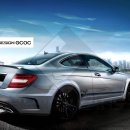 벤츠 C 클래스 C63 AMG C204 쿠페 블랙시리즈 와이드 바디킷 오버휀다 페이스리프트 컨버젼 신형개조 튜닝 이미지