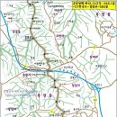 [금북 정맥] 종주시 구간별 주요지점 및 거리, 등산지도(1).. 이미지