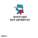 [컴퓨터TIP]알아두면 유용한 윈도우 실행 명령어 정리! 이미지