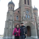 전주 전동성당에서 미사 드리는 청수내외.....한국천주교회 최초의 순교 성지 전주에 있는 사적 288호 입니다. 이미지