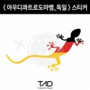 TaD 아우디콰트로도마뱀스티커-독일 튜닝 용품 데칼 이미지