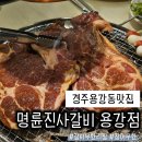 용강갈비 | 경주용강동맛집 명륜진사갈비 용강점 신메뉴까지 즐긴 후기