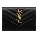 [국내배송] SAINT LAURENT 마틀라쎄 언벨롭 카드지갑 414404 BOW01 1000 이미지