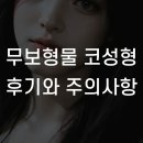 무보형물 코성형 후기와 주의사항