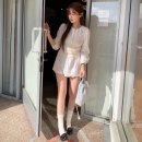 더벨 | 더바넷 벨 레이스 스켈롭 스커트 화이트 착용 후기, 코디 제품 추천!