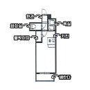 역적로1R-2 | 오사카 킨테츠나라선 카와치에이와역·후세역 도보 8분 | 1R 38,000엔