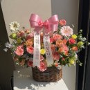 (주)아우토플라츠 춘천서비스 | 네이버예약 배송 주문 후기 | 춘천 하이꽃집 맞춤 제작, 봄꽃 파스텔 대형 꽃바구니로 준비했어요