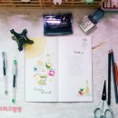 아기자기한 색연필 일러스트 | [도서리뷰]빈티지걸의 색연필 일러스트