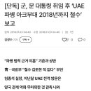 [단독]군, 문재앙 취임후 'UAE 파병 부대 철수'보고 이미지