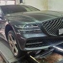 제네시스 올뉴G80 20인치 순정 휠 굴절 수리