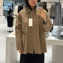 카키 | 자라 여성 하프 트랜치 자켓 패치 포켓 재킷 카키 피팅 후기 가성비 굳!