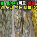 고추장 마늘장아찌 만들기 마늘장아찌 파랗게 변한 것 새롭게 변신 성공 이미지