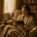 [틈틈이 영어공부] I'm just going to curl up with a good book. 이미지