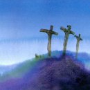 “골고다의 세 십자가” 이미지
