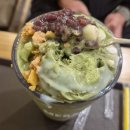 연천PC | 메가커피 신메뉴 말차 젤라또 팥빙 파르페 후기