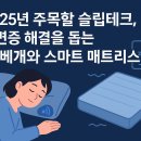 스마트냉.난방 | 2025년 주목할 슬립테크, 불면증 해결을 돕는 AI 베개와 스마트 매트리스