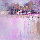 수채화와 여행스케치 이미지