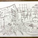 힐링수채화 & 펜드로잉 이미지