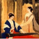 중국의 가사 女書 이미지