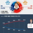 여론조사 10월 1~2주 - 하락추세 횡보 중 이미지