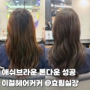 효림 | 염색 잘하는 명동미용실 이철헤어커커 명동2호점 효림실장 애쉬브라운 로레알 염색 후기
