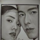 Hyun Bin and Son Ye-jin's Charcoal Drawing Portrait (By May Ann Bulasa PH) 이미지