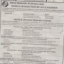 Re: School District No. 91(Nechako Lakes)-Notice of Election by Acclamation 이미지