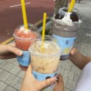 (주)커스텀메시지 | [디저트] 디저트 털이! 커스텀커피 옥수수라떼 & 츄...메가커피 멋쟁이토마토스무디 내돈내산 솔직후기 🌽🥤