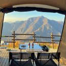 동강전망자연휴양림 화장실 | 강원도 정선 뷰맛집 캠핑장 ⛰️ 가을과 겨울 사이 동강전망자연휴양림 1번 데크 명당사이트 추천