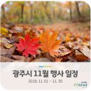 강원도신체장애인복지회 동해시지부 | 2018년 11월 광주시 행사 일정