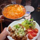 땡초우동 서면점 | 부산 서면맛집 전포역술집 감각 순두부우동전골 치킨난반