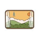 이른아침호숫가 이미지