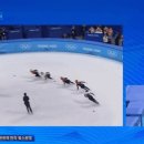 [남자 쇼트트랙 1000m 결승] 류 샤오린 산도르 경고로 실격.gif 이미지