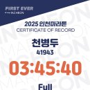 인천 마라톤에서 이미지