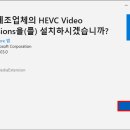 《 HEVC Video Extension(H.256) 》 이미지