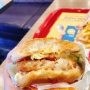 롯데리아  철원와수점 | 롯데리아 철원와수리점 리아 베이컨 새우버거 세트 후기 🍔🦐