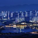 세종호수공원 야간 산책로 이미지