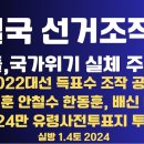 결국 부정선거!/국가 위기 실체, 주목/2022대선, 224만 유령사전투표지 투입/대선 조작 실태 공개...1.4토 [공병호TV] 이미지