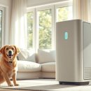 사북고객지원센터 공중화장실 | 반려동물 키운다면 필독 펫 전용 공기청정기 렌탈 털 날림 해결