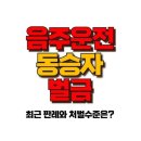 음주운전 동승자 벌금 - 어디까지 책임져야 할까? 꼭 알아야 할 법적 근거! 이미지