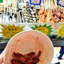 주스&라이스 | 홍콩 야시장 템플 스트리트에서 야식 추천 (오징어꼬치·치킨윙라이스·수박주스)