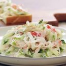 오이크래미샐러드 만들기 오이 크래미 땅콩소스 샐러드 레시피 이미지