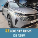 ㈜고려환경 | 푸조 3008 SH 구매하신다면 지금이 기회! 12월 혜택 + 출고 후기 정리