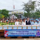 위러브유 장길자 회장님 캄보디아 바탐방 삼닷체아심 초등학교에 학용품 지원 이미지