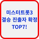 미스터트롯3 결승 진출자 확정 TOP7! 최종 우승자는 누구? 이미지